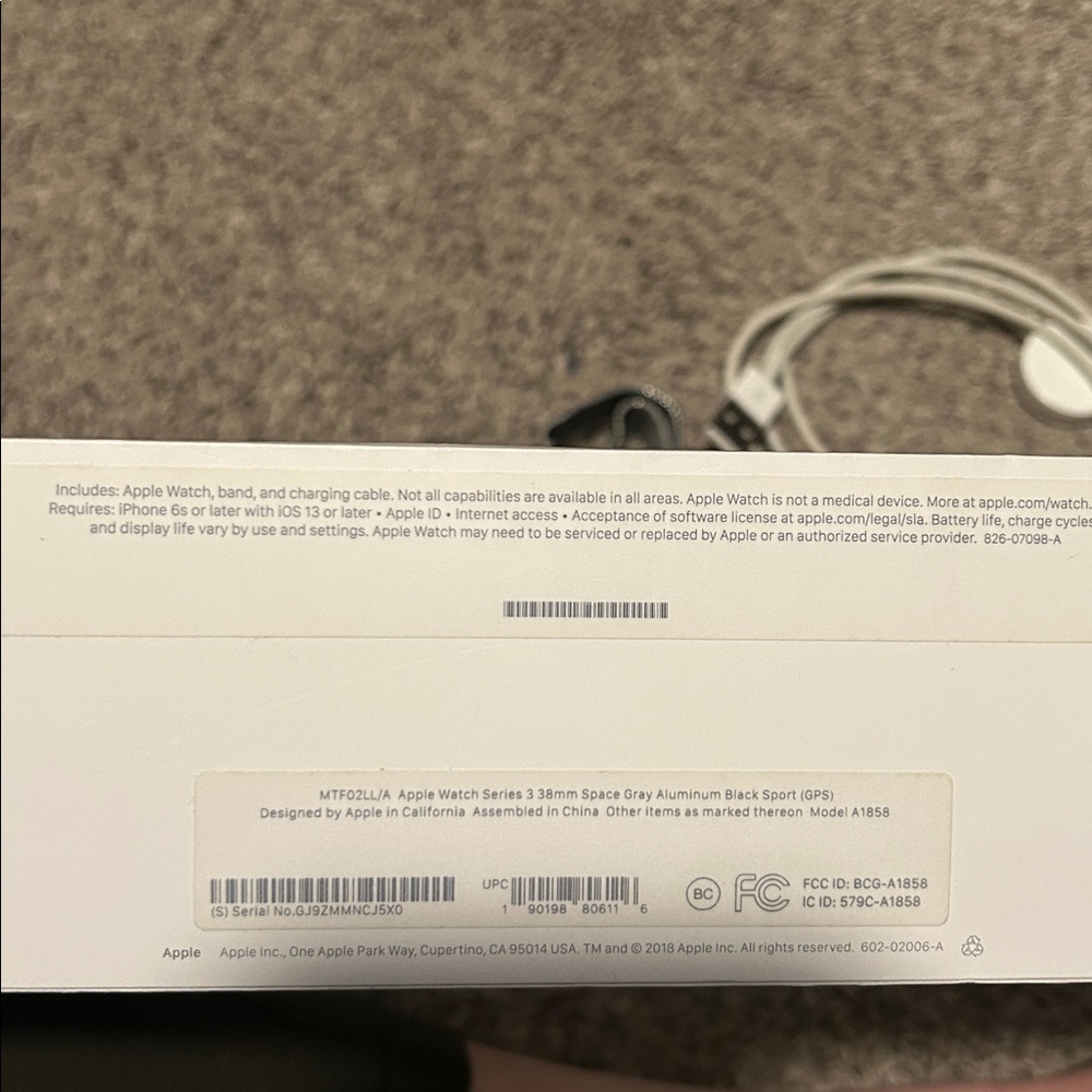 Apple Watch Series 3 with Silver Milanese Loop - Picture 6 of 7